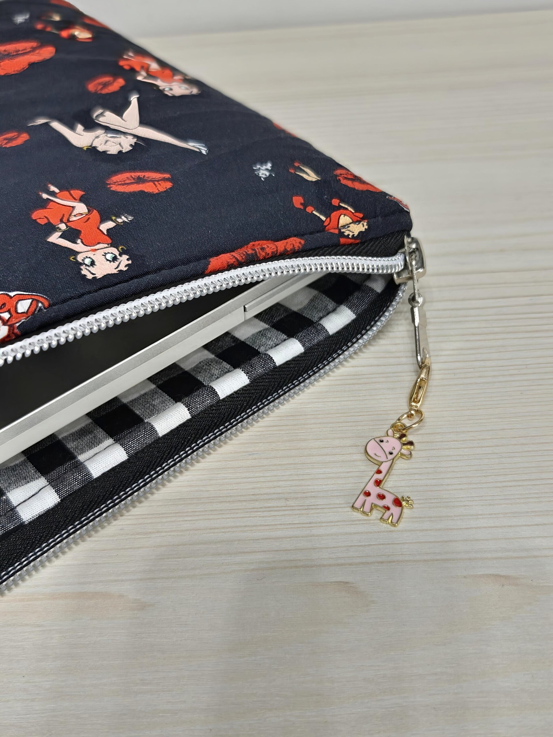 Funda de ordenador portátil 13” acolchada – Handmade - 3