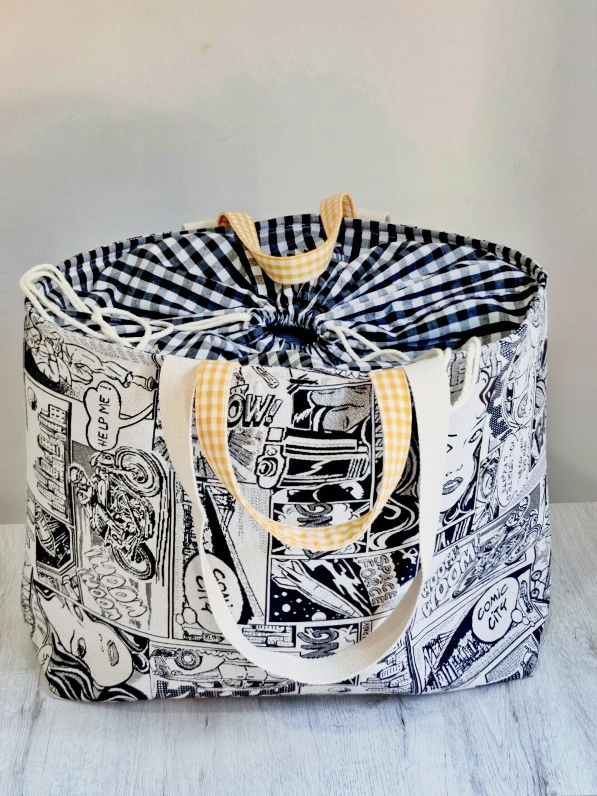 Bolso tote grande estilo comic - 3